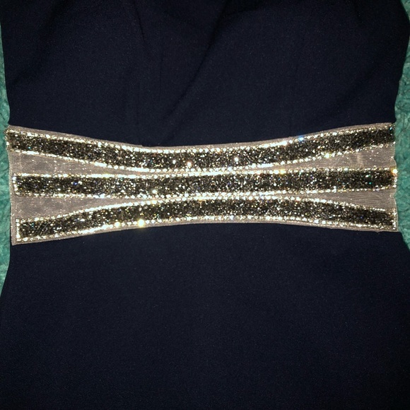 Navy blue formal dress - Picture 3 of 6